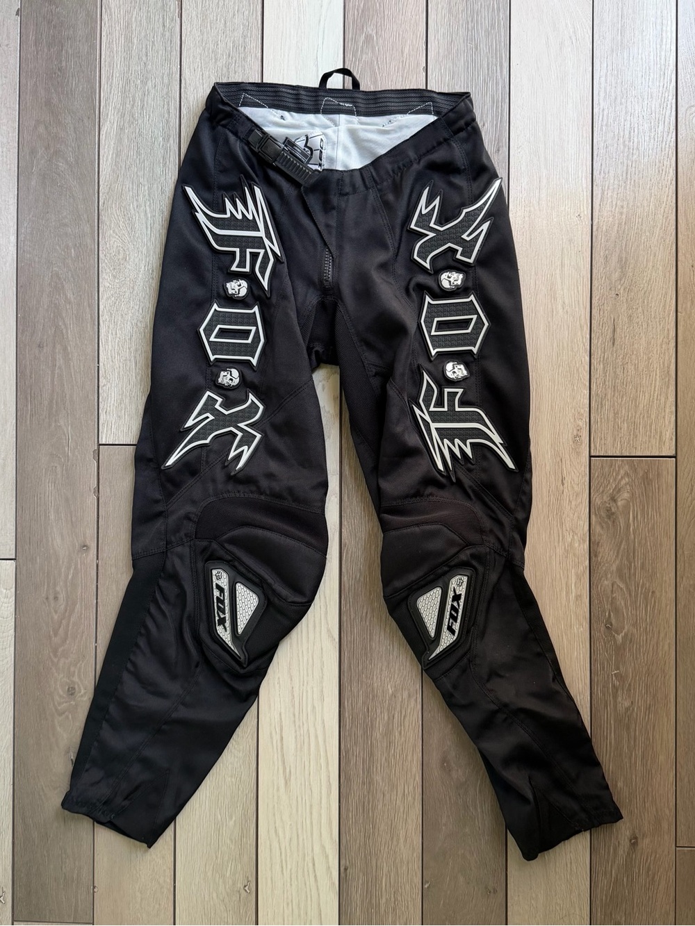 Fox Racing black & white motocross pants